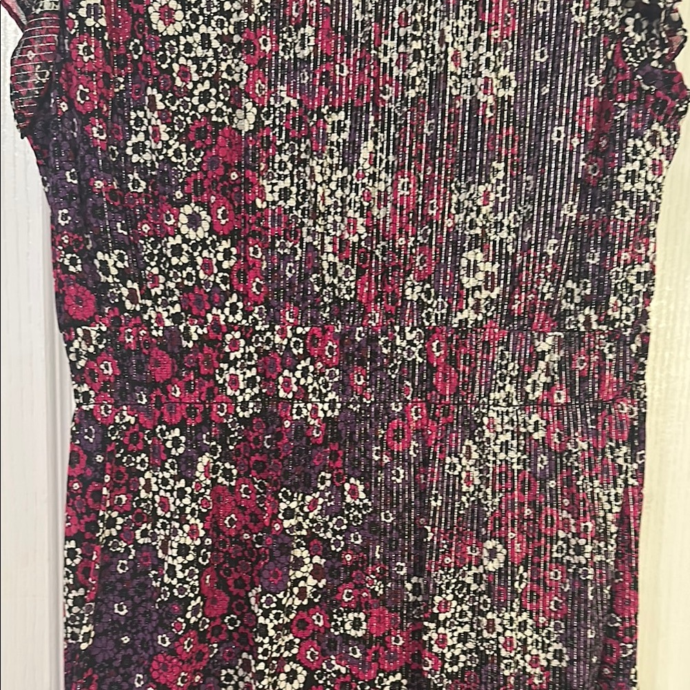 Floral Michael Kors V-Neck Dress - Picture 8 of 12